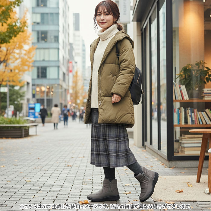 Pansy パンジー ブーツ レディース 通販 ショートブーツ レディースシューズ 靴 シューズ 婦人靴 ゆったり 幅広 ショート 防滑 滑りにくい あたたか | PANSY | 14