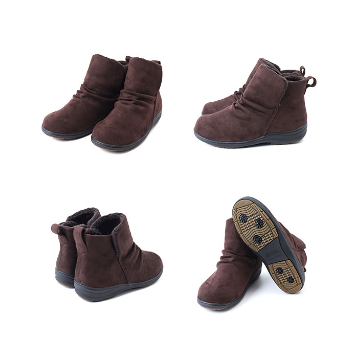 パンジー ブーツ pansy 4690 通販 ショートブーツ 婦人靴 レディース シューズ 幅広 5E ワイド 抗菌防臭 撥水 生活防水 雨の日 滑りにくい 歩きやすい | PANSY | 16