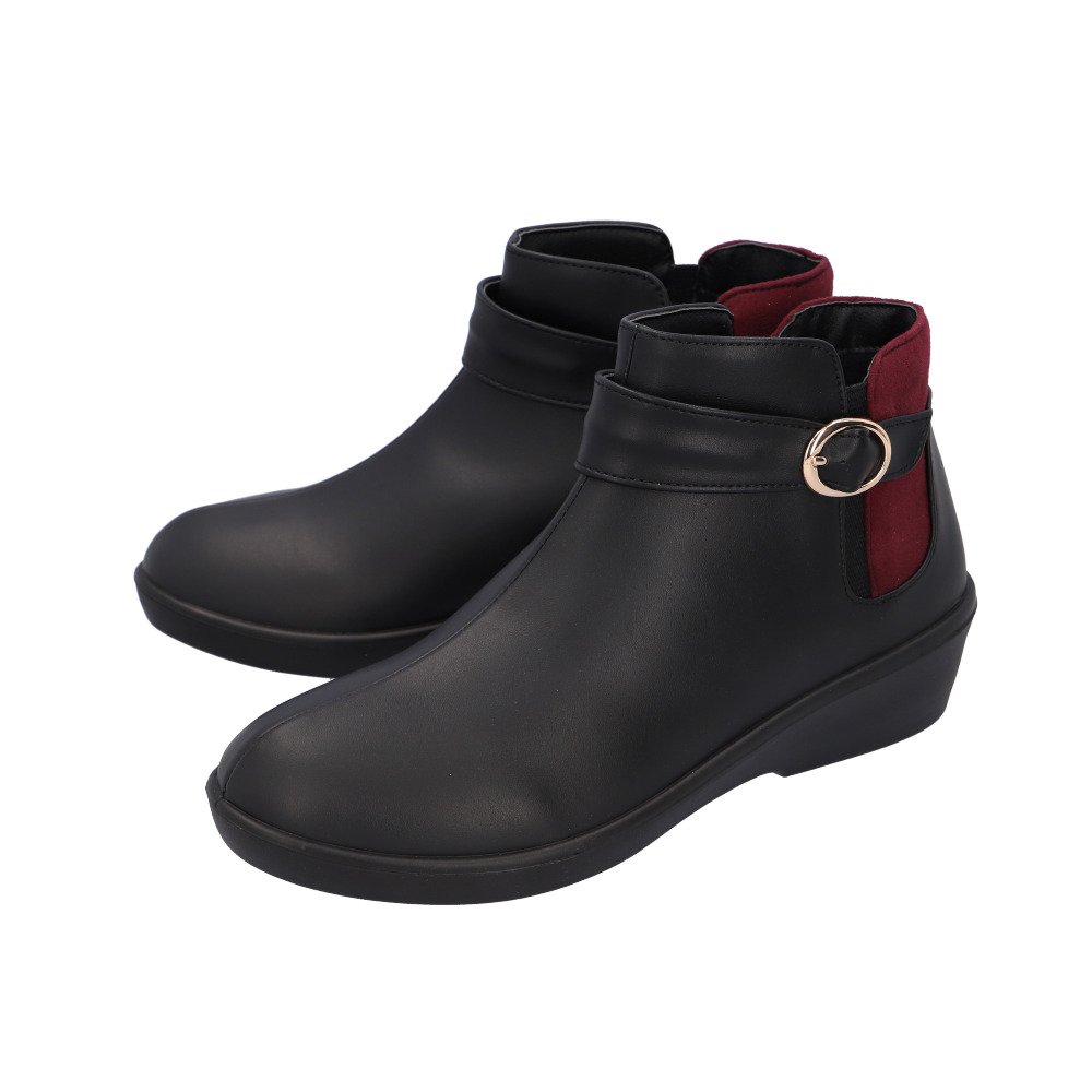 Pansy パンジー ブーツ レディース 通販 ショートブーツ レディースシューズ 靴 シューズ 婦人靴 ショート ゆったり 幅広 ゴム 生活防水 履きやすい | PANSY | 02