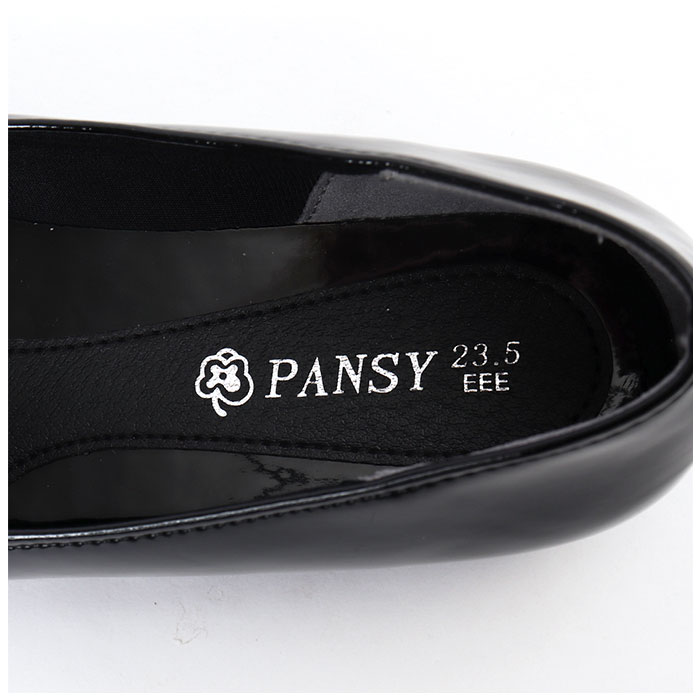 パンジー 通販パンジー パンプス 4914 Pansy レインパンプス レインシューズ フラット レディース おしゃれ 抗菌 中敷き 滑りにくい 防水 30mm 3cm  パンジー | PANSY | 11