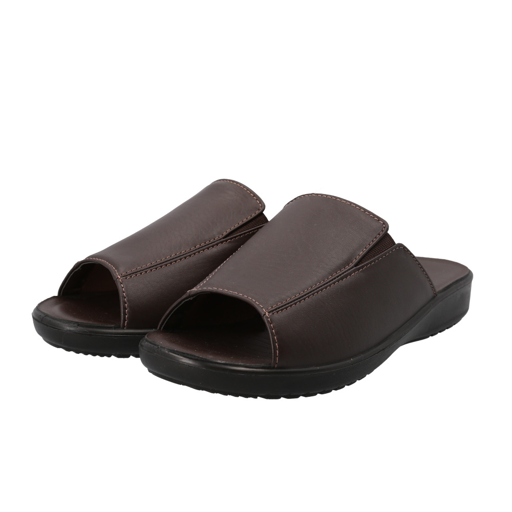 Pansy パンジー ルームシューズ メンズ 通販 スリッパ 室内履き 部屋履き 履きやすい 軽量 軽い 室内 来客用 家庭用 ビジネス用 シンプル 無地 フィット感 | PANSY | 02