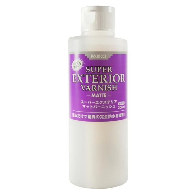 水性ニス 200ml パジコ PADICO スーパーエクステリア バーニッシュ ニス 仕上げ剤 防水 アクセサリー 合成樹脂塗料 粘土細工 200ml 無臭 無害 防虫 水性ニス | ブランド登録なし | 02