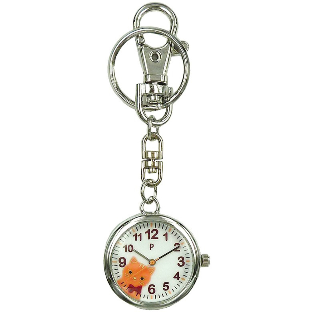 プレジール Plaisir 通販Plaisir プレジール 懐中時計 腕時計 キッズ ナースウォッチ アニマル キーリングウォッチ キーホルダー ハングウォッチ チェーン 時計 | LION | 04