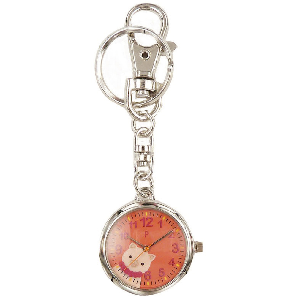 プレジール Plaisir 通販Plaisir プレジール 懐中時計 腕時計 キッズ ナースウォッチ アニマル キーリングウォッチ キーホルダー ハングウォッチ チェーン 時計 | LION | 05