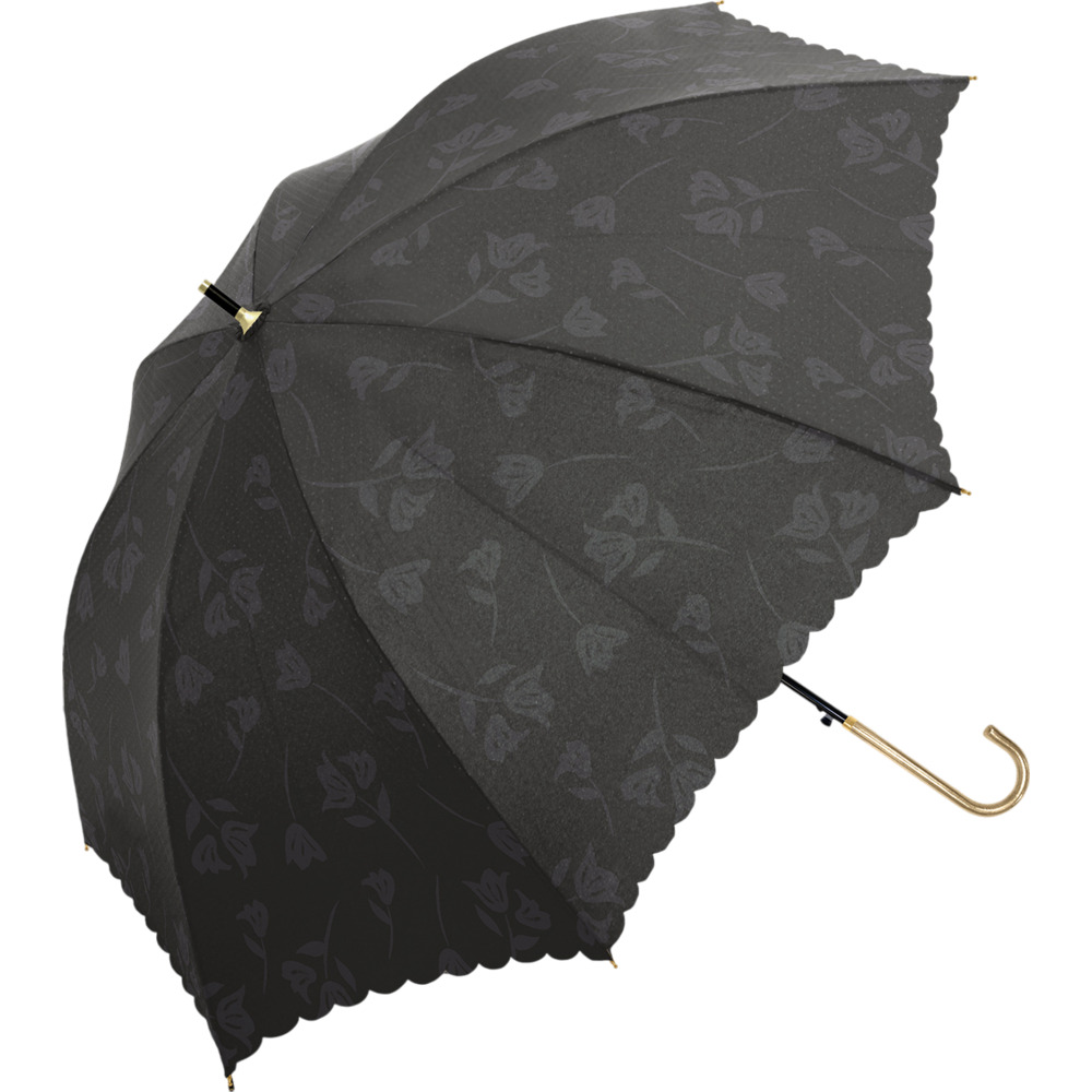 Parasol 日傘 通販日傘 完全遮光 長傘 レディース 大きめ 58cm