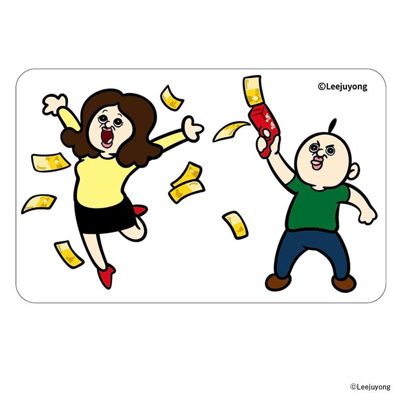 パンパンくんの日常 グッズ 通販 ぱんぱんくん 韓国 クリアカード まじかる百貨店クリアカード 4947864071363 オクジ スマホ裏 スマートフォン 透明 カード |  | 05