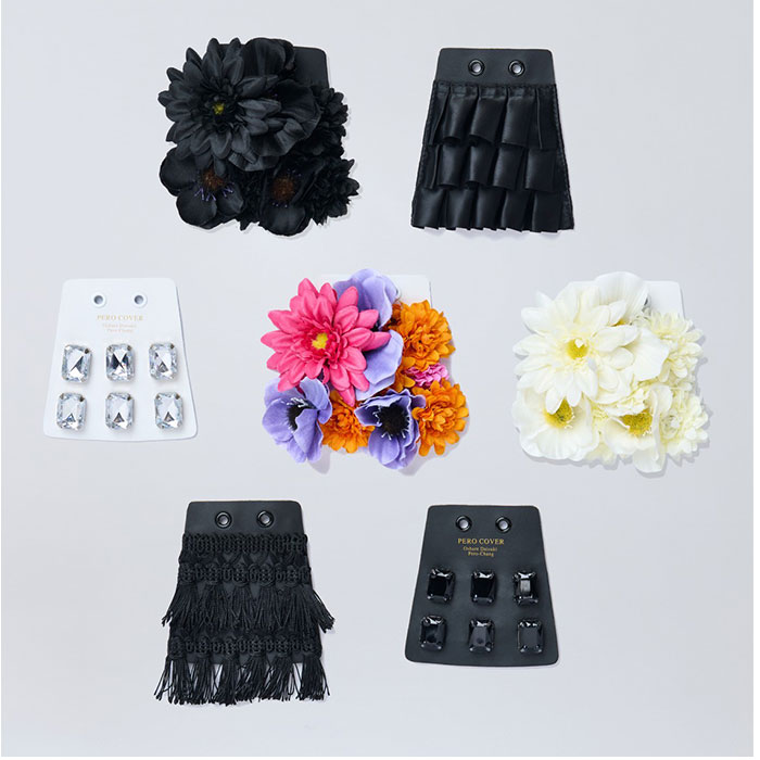 シューアクセサリー 通販 PERO COVER ペロカバー シューパーツ 装飾的アクセサリー シューチャーム シューズアクセサリー おしゃれ 上品 シューアクセサリー |  | 13