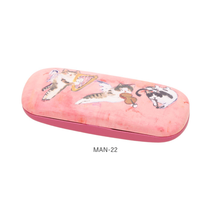 メガネケース 通販メガネケース おしゃれ 眼鏡ケース めがねケース マンハッタナーズ Manhattaner's セミハード 猫 ねこ ネコ レディース 大人 メガネケース | Manhattaner's | 21