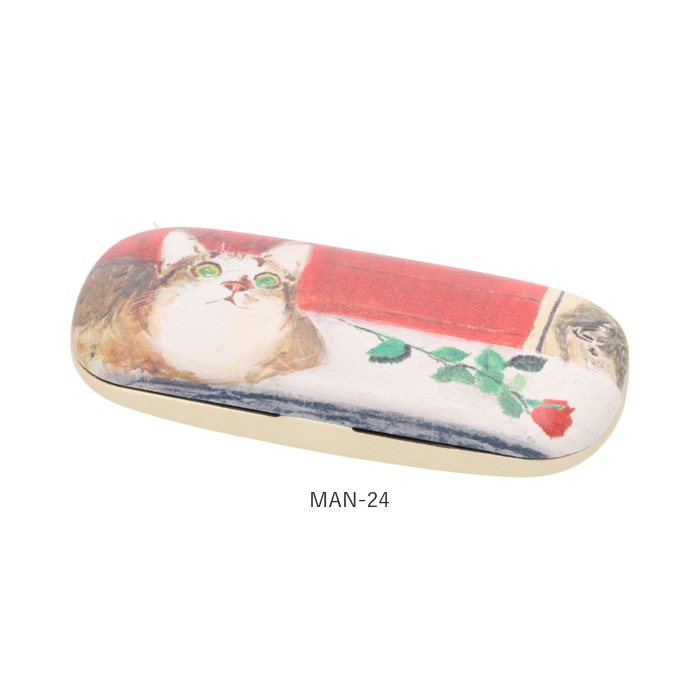メガネケース 通販メガネケース おしゃれ 眼鏡ケース めがねケース マンハッタナーズ Manhattaner's セミハード 猫 ねこ ネコ レディース 大人 メガネケース | Manhattaner's | 22