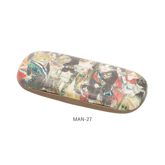 メガネケース 通販メガネケース おしゃれ 眼鏡ケース めがねケース マンハッタナーズ Manhattaner's セミハード 猫 ねこ ネコ レディース 大人 メガネケース | Manhattaner's | 25