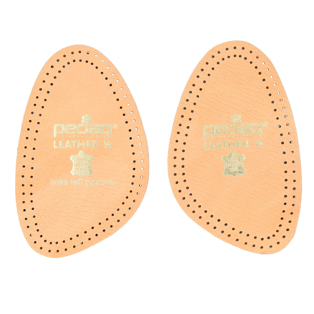 ペダック pedag ペダック 中敷き つま先 通販 レザー 革 1/2 ハーフインソール ハーフ レザーハーフ 靴 サイズ調整 衝撃吸収 クッション 汗吸収 吸湿 通気性 |  | 01