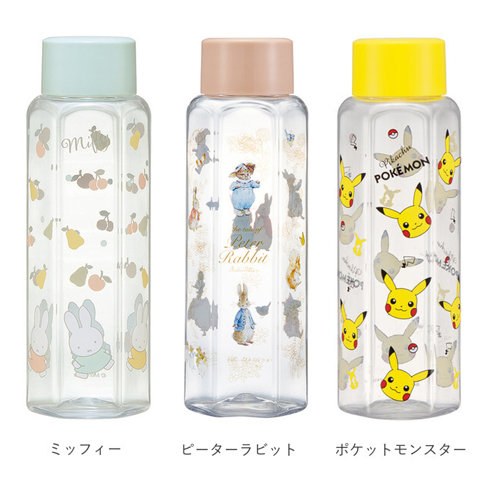 スケーター SKATER スケーター ボトル 350ml PDH4 通販 水筒 子供用水筒 マイボトル 六角形 クリア 透明 直飲み 握りやすい 転がりにくい 広口 こし器付き |  | 21