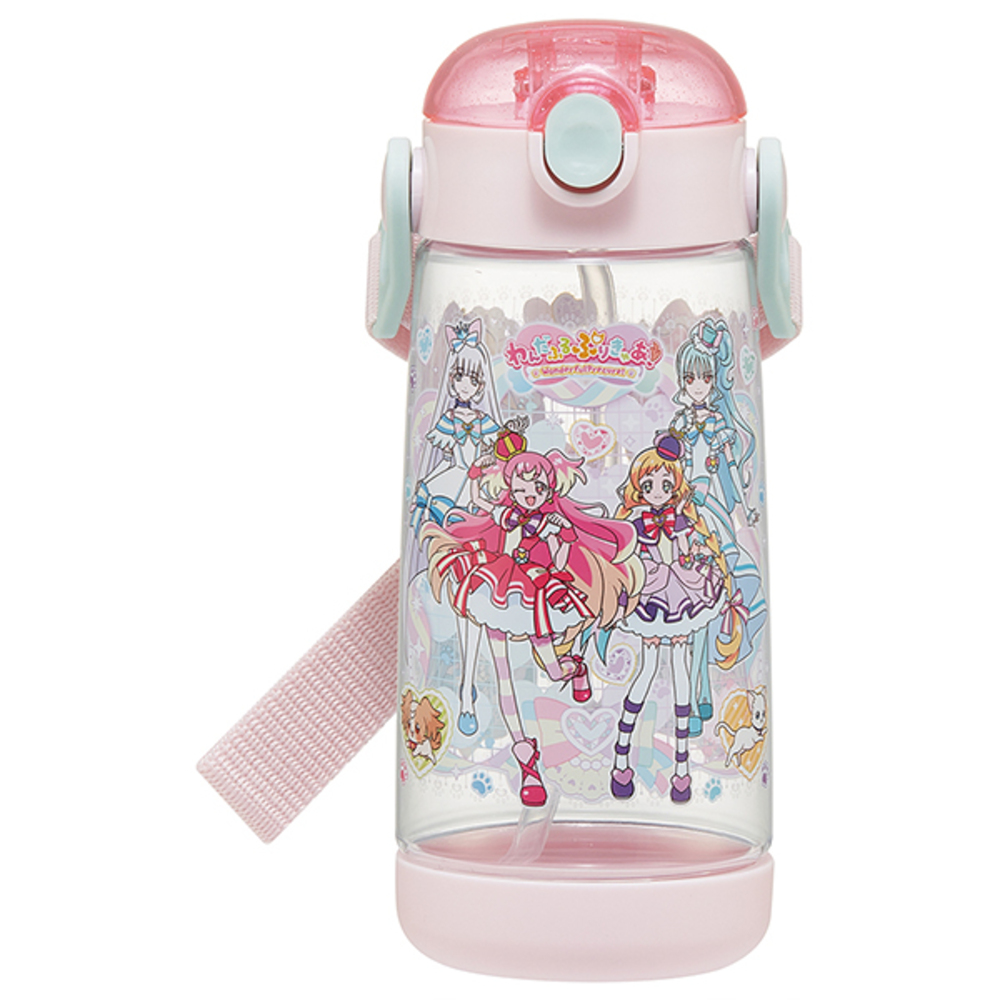ストローボトル 水筒 ストロー 子供 保冷 ストローボトル 480ml スケーター キッズ 子供用 こども ワンプッシュボトル クリアボトル 透明 軽量 軽い かわいい |  | 07