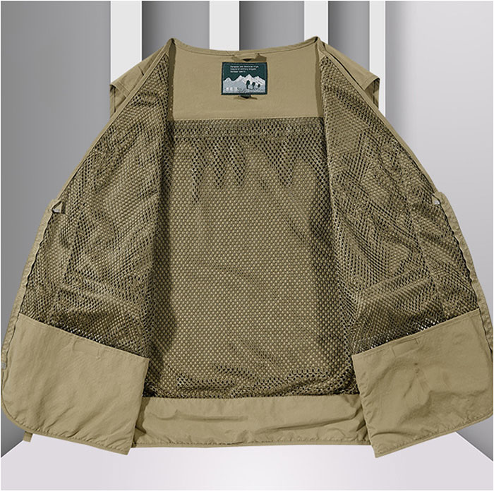 フィッシングベスト 登山 釣り ベスト 通販 ジレ チョッキ 羽織 羽織り vネック ジップアップ 速乾 裏メッシュ メッシュ ポケット 収納 フィッシングベスト |  | 09