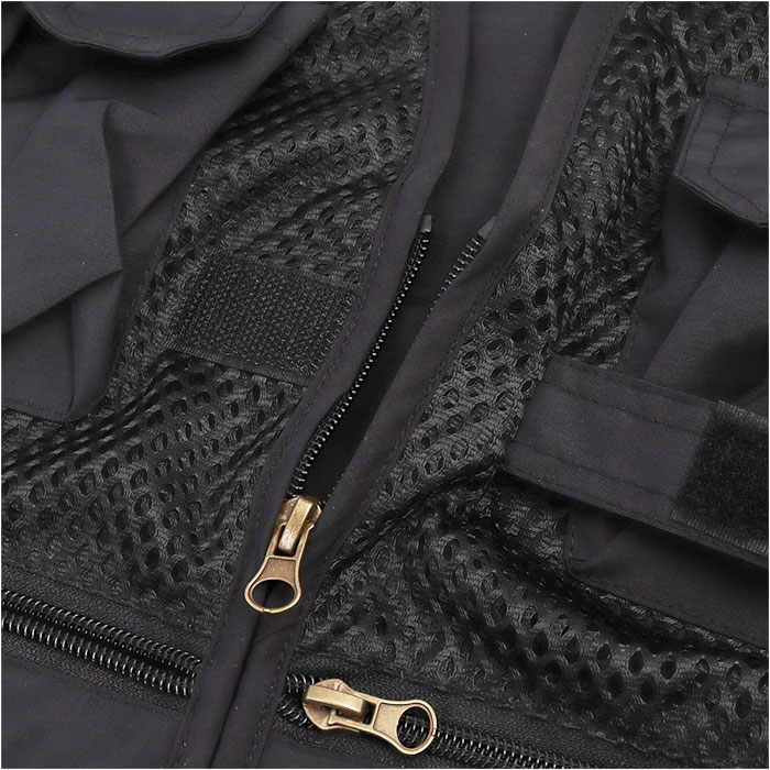 フィッシングベスト 登山 釣り ベスト 通販 ジレ チョッキ 羽織 羽織り vネック ジップアップ 速乾 裏メッシュ メッシュ ポケット 収納 フィッシングベスト |  | 08