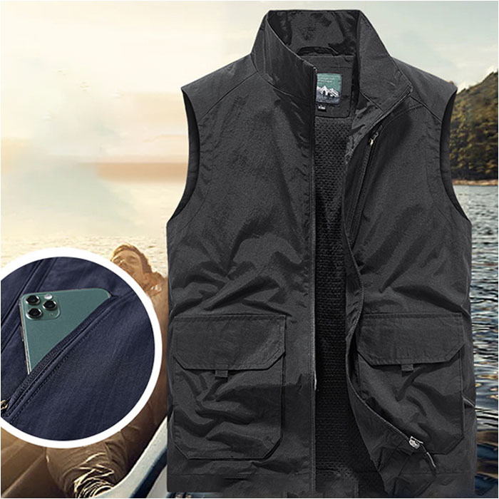 ナイロン ベスト 防風 夏 前開き メンズ 通販 スポーツベスト ミリタリーベスト ジレ ジャケット 立ち襟 作業着 ワーク服 作業服 ミリタリー 春 秋 ナイロン |  | 02