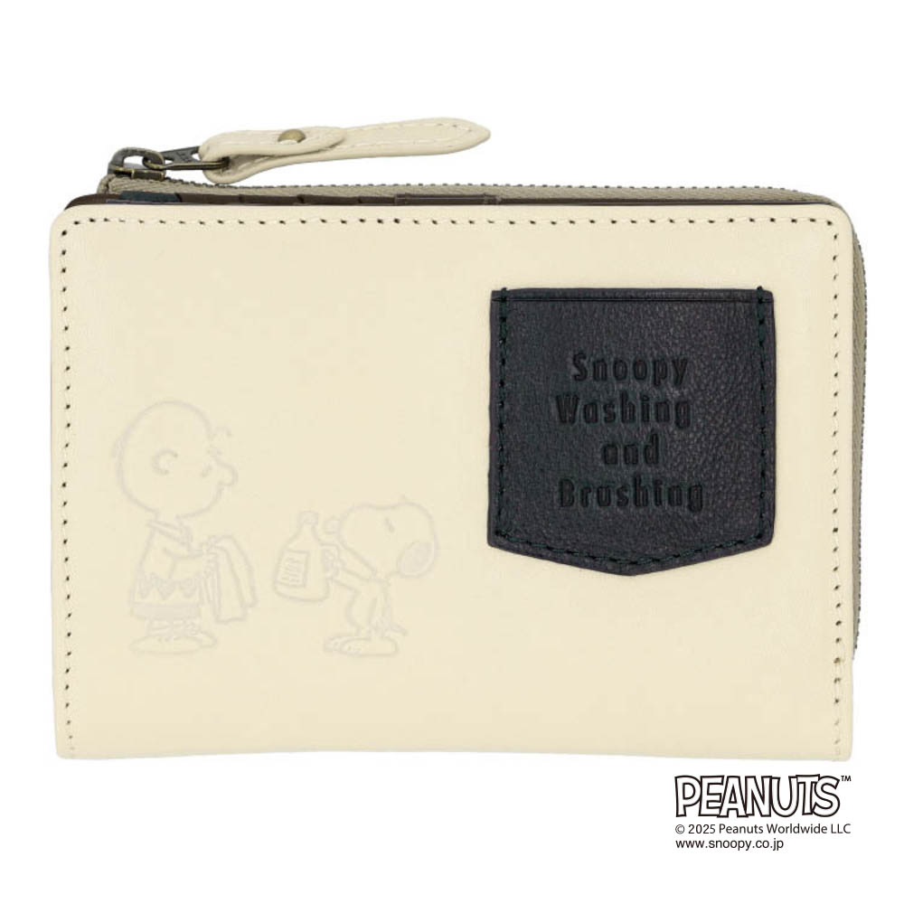 スヌーピー 財布 PEANUTS 73480 通販 二つ折り財布 二つ折り 2つ折り財布 さいふ サイフ お財布 おさいふ レディース L字ファスナー おしゃれ  スヌーピー | PEANUTS | 01
