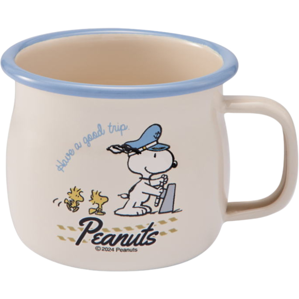 ホーロー マグカップ 日本製 通販 豊琺瑯 SNJ-243 ホーローマグカップ カップ コップ スヌーピー グッズ PEANUTS ピーナッツ グリーンフィールド 約 380ml | BACKYARD FAMILY | 05