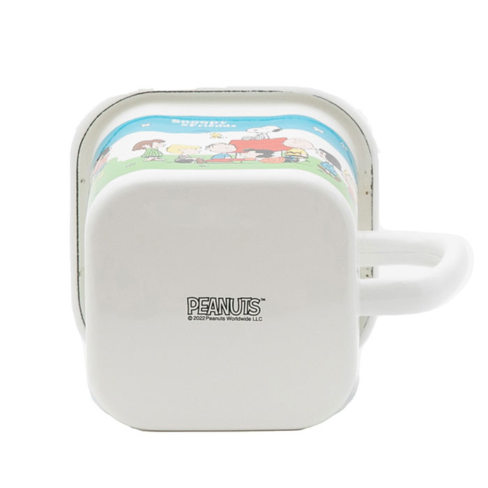 ホーロー 保存容器 スヌーピー 通販 味噌ポット 持ち手付き ホーローマルチスクエアポット ストッカー 容器 1.45L 琺瑯 ほうろう 直火 ガス火 IH対応 ホーロー | BACKYARD FAMILY | 13