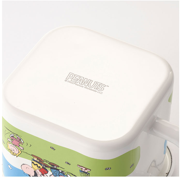 ホーロー 保存容器 スヌーピー 通販 味噌ポット 持ち手付き ホーロー