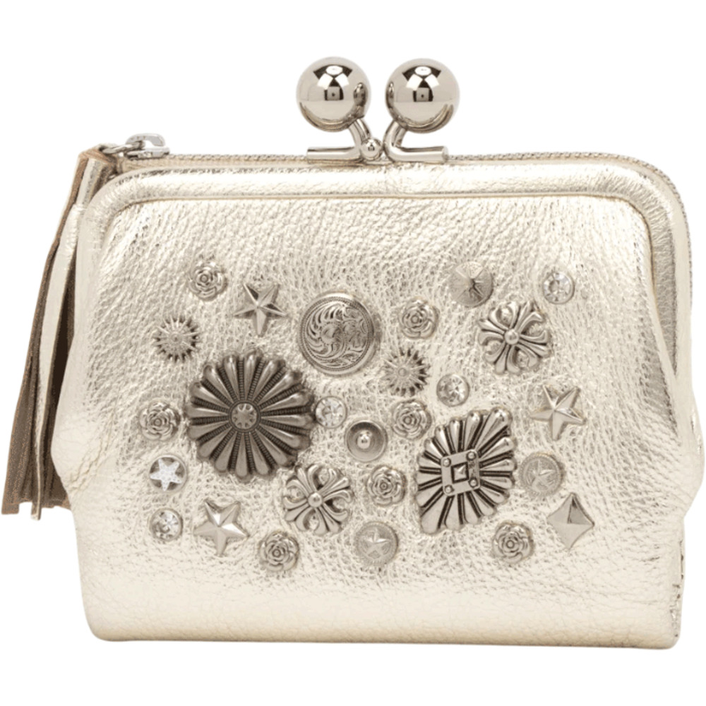 ペルケ がま口 財布 80-06-00100 通販 二つ折り財布 がま口財布 がまぐち財布 折りたたみ財布 折り財布 お財布 マルチスタッズがま口二つ折りウォレット |  | 02