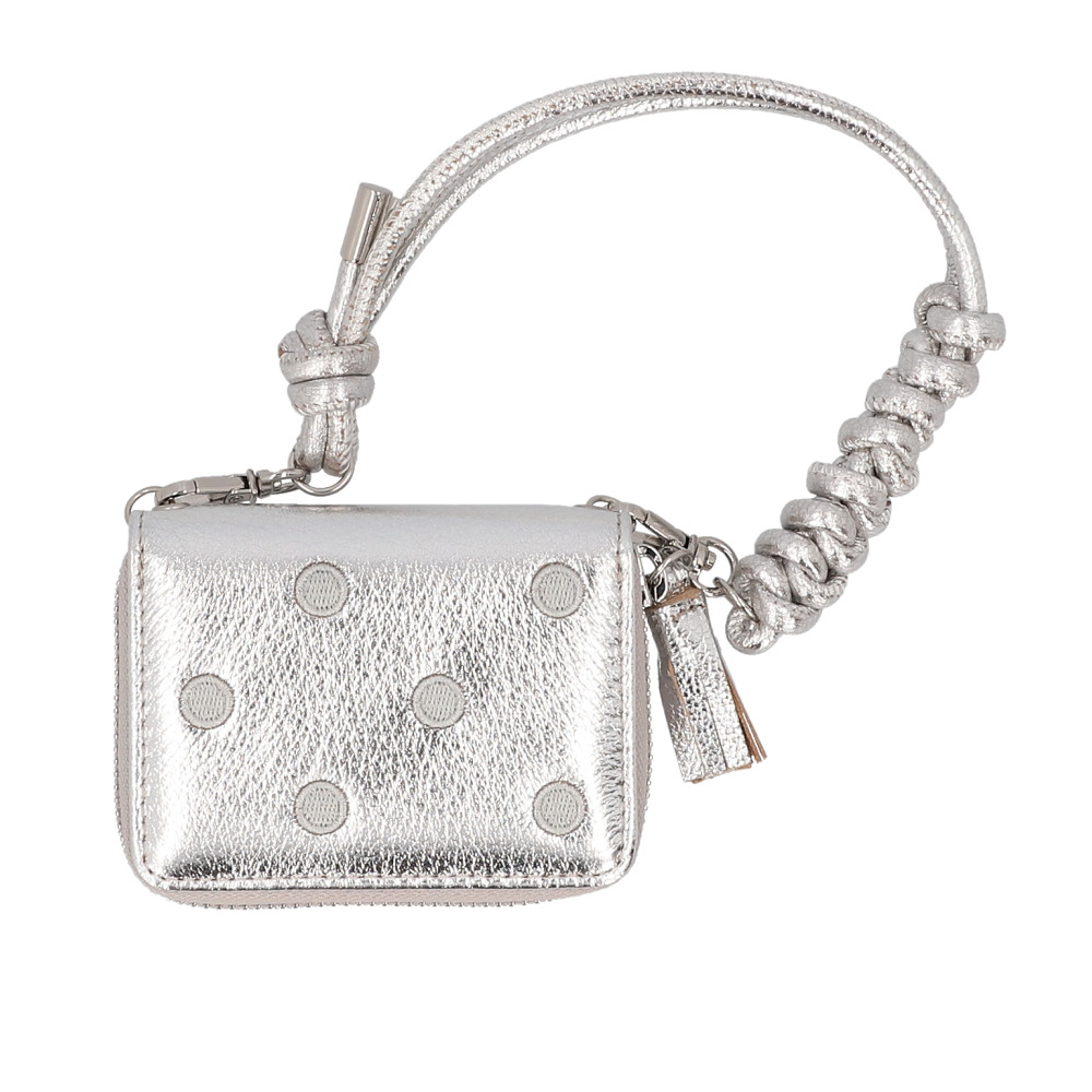 ペルケ ウォレットショルダー perche 80-06-00140 通販 お財布 財布 ドット刺繍 スマホ ストラップホルダー シート 小銭入れ ミニ財布 サイフ 革 ペルケ | perche | 07