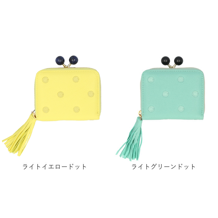 ペルケ perche ペルケ 財布 08-06-03563 通販 アクリル玉がま口ジャバラカードウォレット がま口財布 がま口 ウォレット 本革 やぎ レザーウォレット |  | 28