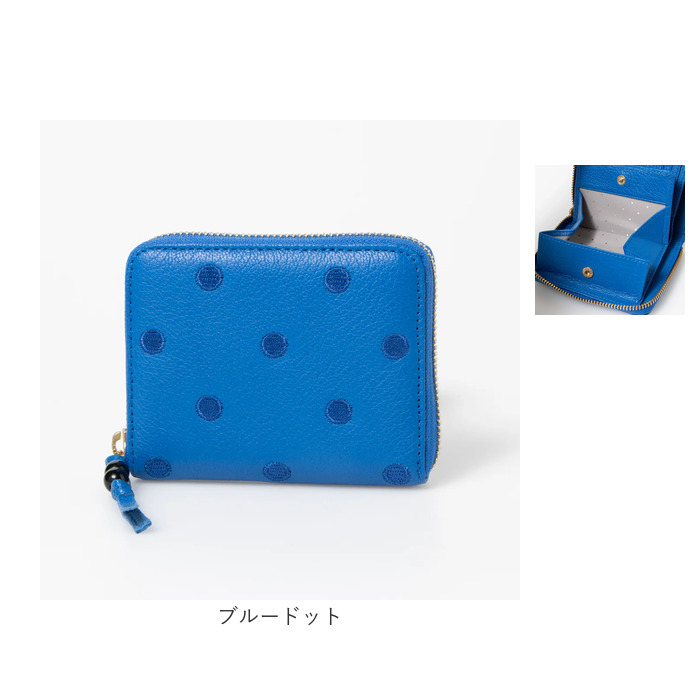 perche（ペルケ） 財布 08-06-03900 通販 ドット刺繍ラウンドパーム