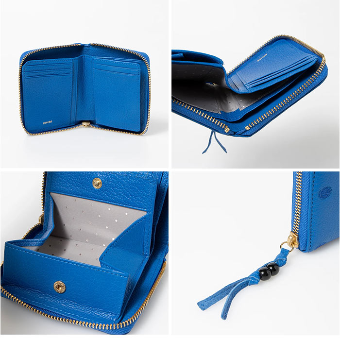 perche（ペルケ） 財布 08-06-03900 通販 ドット刺繍ラウンドパーム
