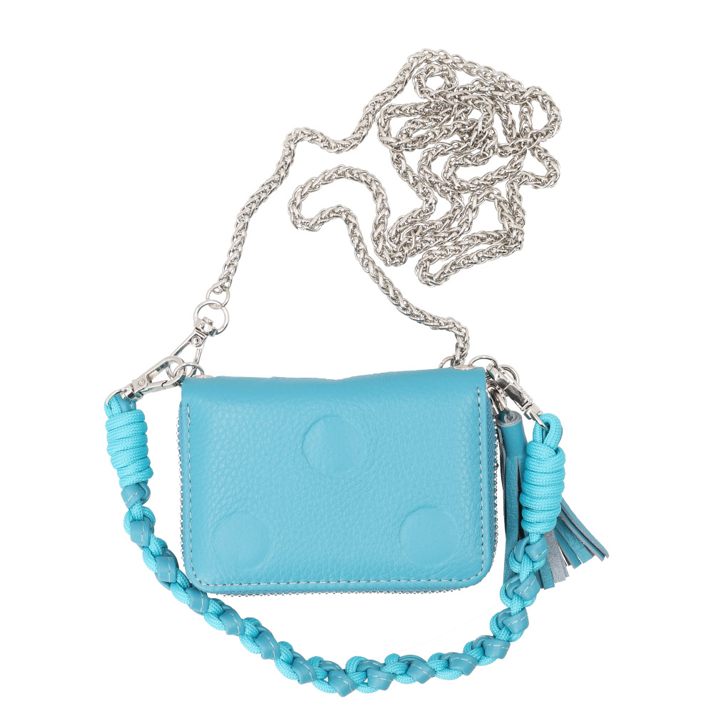 ペルケ ウォレットショルダー perche 08-06-03914 通販 お財布 財布 ドット型押し スマホ ストラップホルダー シート 小銭入れ ミニ財布 サイフ 革 ペルケ | perche | 07