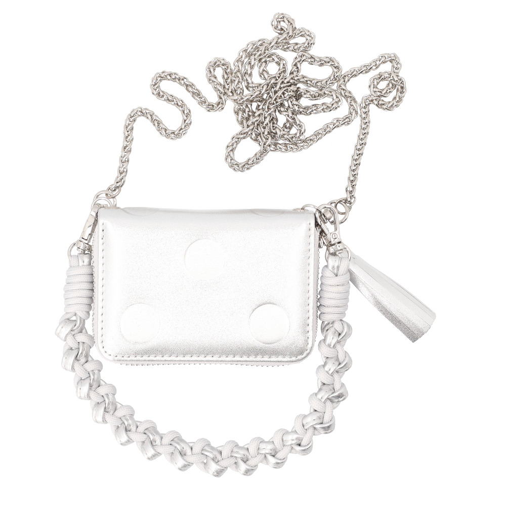 ペルケ ウォレットショルダー perche 08-06-03914 通販 お財布 財布 ドット型押し スマホ ストラップホルダー シート 小銭入れ ミニ財布 サイフ 革 ペルケ | perche | 04