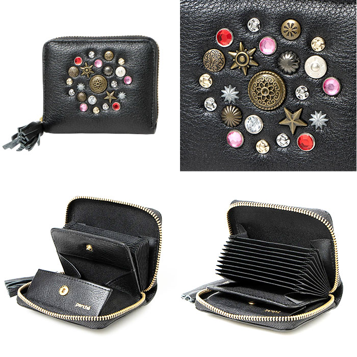 ペルケ perche ペルケ ミニ財布 レディース 通販 コインケース お財布 ミニウォレット 小銭入れ ウォレット おさいふ コンパクト財布 ジャバラ じゃばら 蛇腹 |  | 19