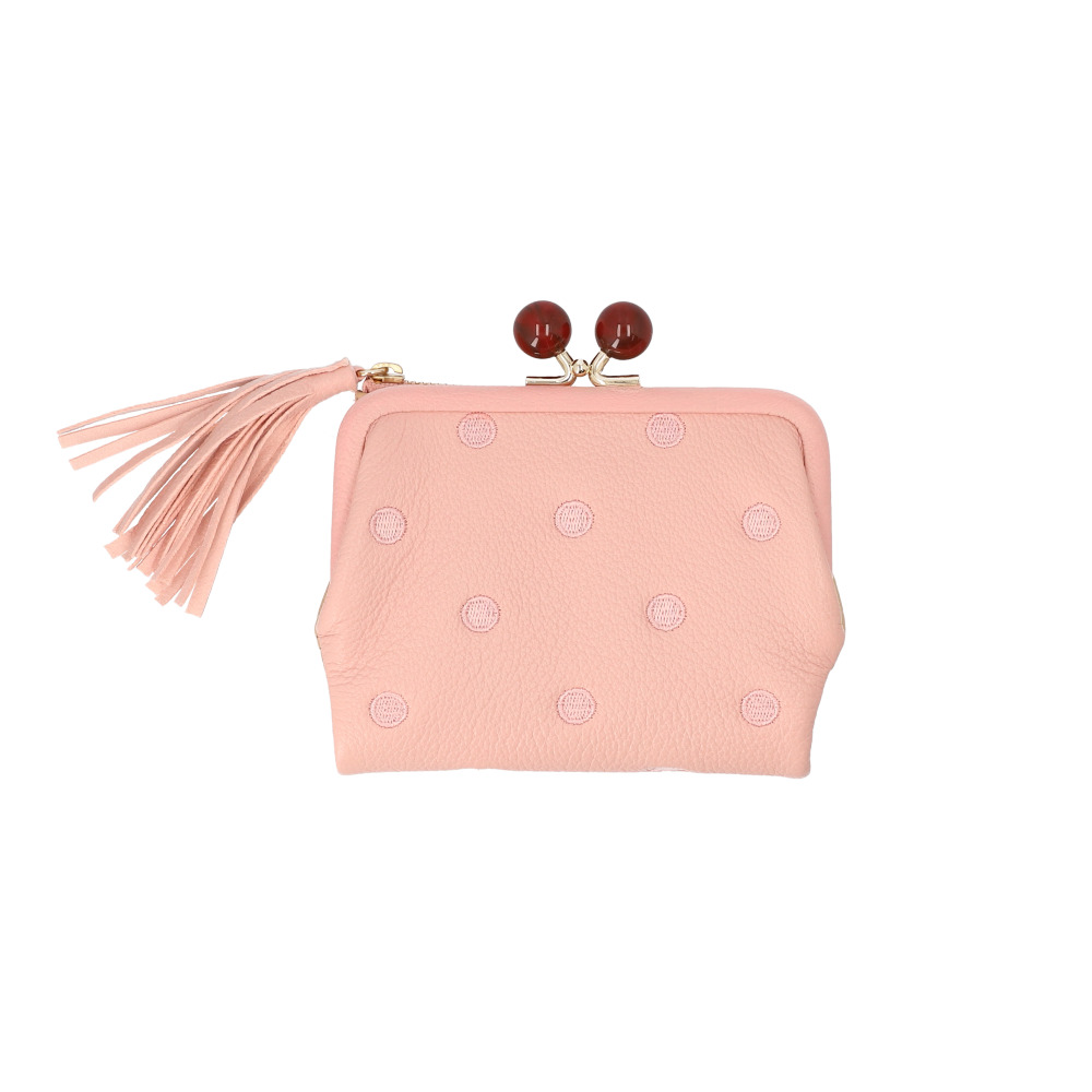 ペルケ 通販ペルケ perche 財布 二つ折り財布 折り財布 折財布 アクリル玉 2つ折りガマ口 がま口財布 ミニウォレット ミニ財布 サイフ さいふ 革 レザー | perche | 19