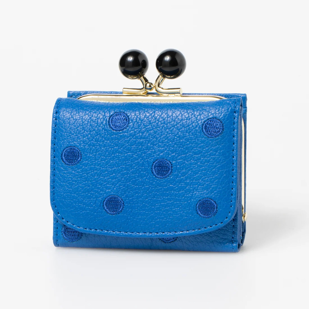 ペルケ 通販ペルケ perche 財布 三つ折り財布 折り財布 折財布 アクリル玉 三つ折りウォレット がま口財布 ミニウォレット ミニ財布 サイフ さいふ 革 レザー | perche | 05