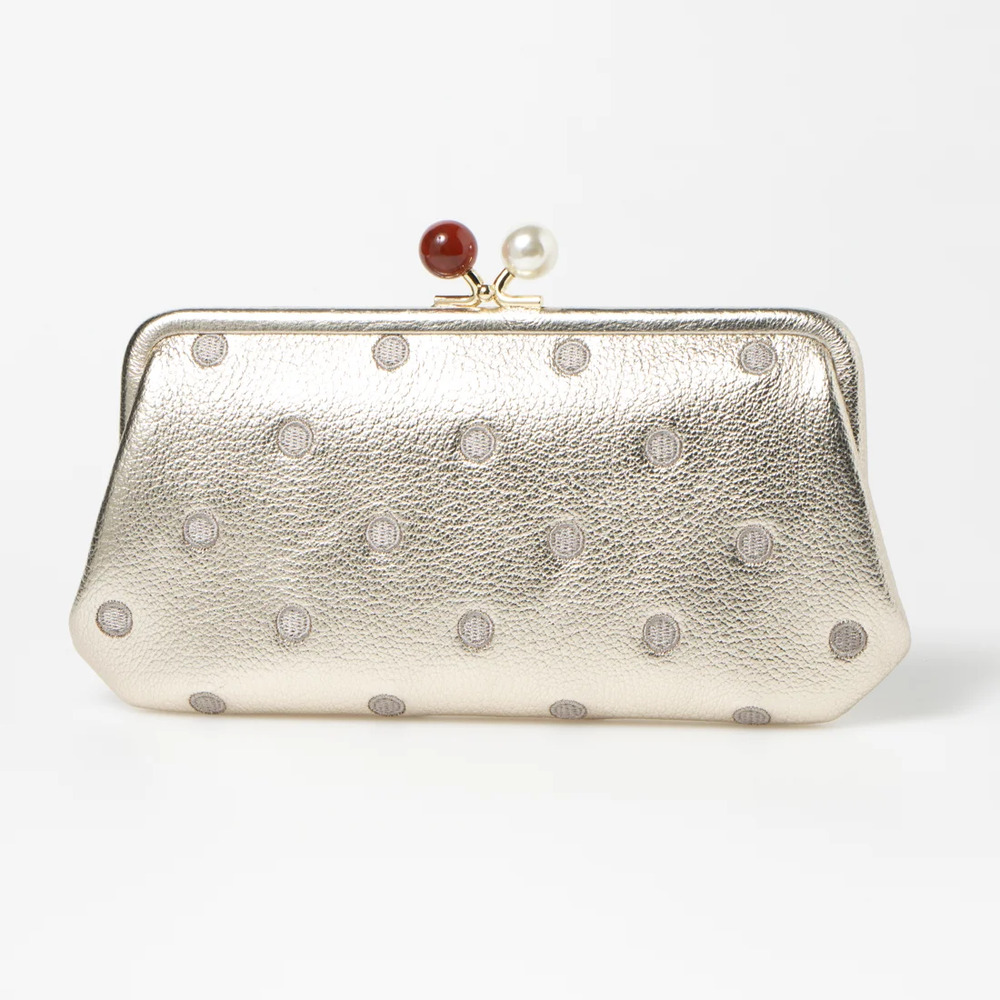 ペルケ 財布 perche 08-06-03161 通販 がま口 長財布 本革財布 がま口財布 がまぐち レディース 本革 レザー 山羊革 ブランド 大容量 カードがたくさん入る | perche | 10