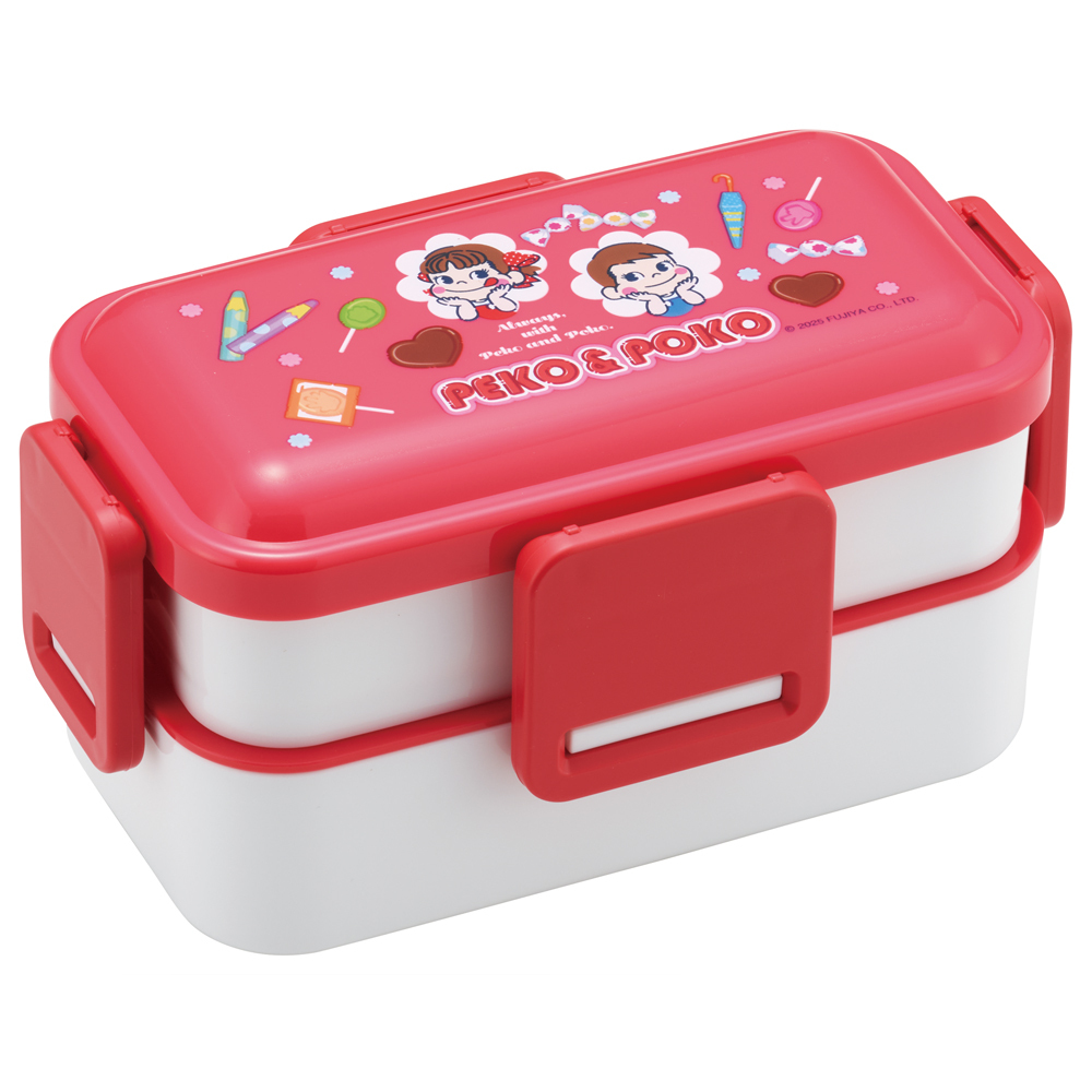 Skater スケーター 弁当箱 2段 ランチボックス キャラクター 通販 弁当 600ml ふわっと弁当箱 食洗機 電子レンジ レンジ 抗菌 仕切り スリム コンパクト | スケーター | 16
