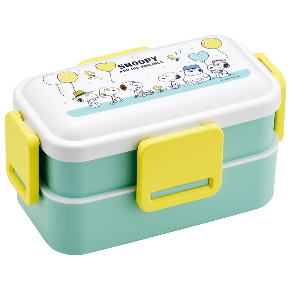Skater スケーター 弁当箱 2段 ランチボックス キャラクター 通販 弁当 600ml ふわっと弁当箱 食洗機 電子レンジ レンジ 抗菌 仕切り スリム コンパクト | スケーター | 12