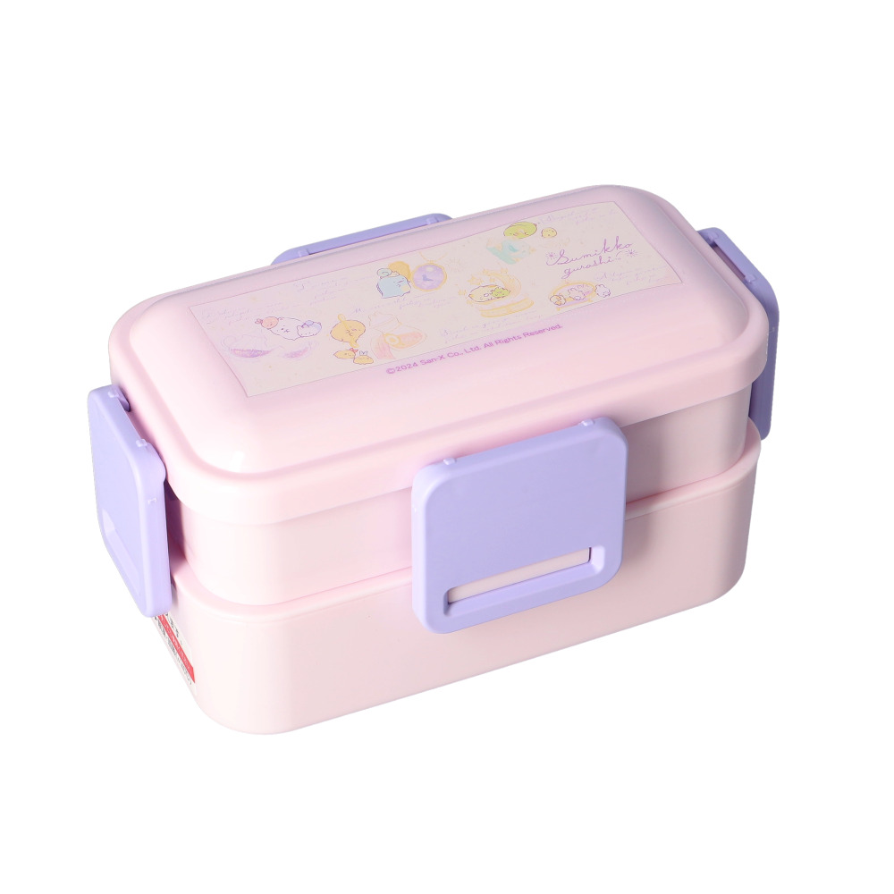 Skater スケーター 弁当箱 2段 ランチボックス キャラクター 通販 弁当 600ml ふわっと弁当箱 食洗機 電子レンジ レンジ 抗菌 仕切り スリム コンパクト | スケーター | 09