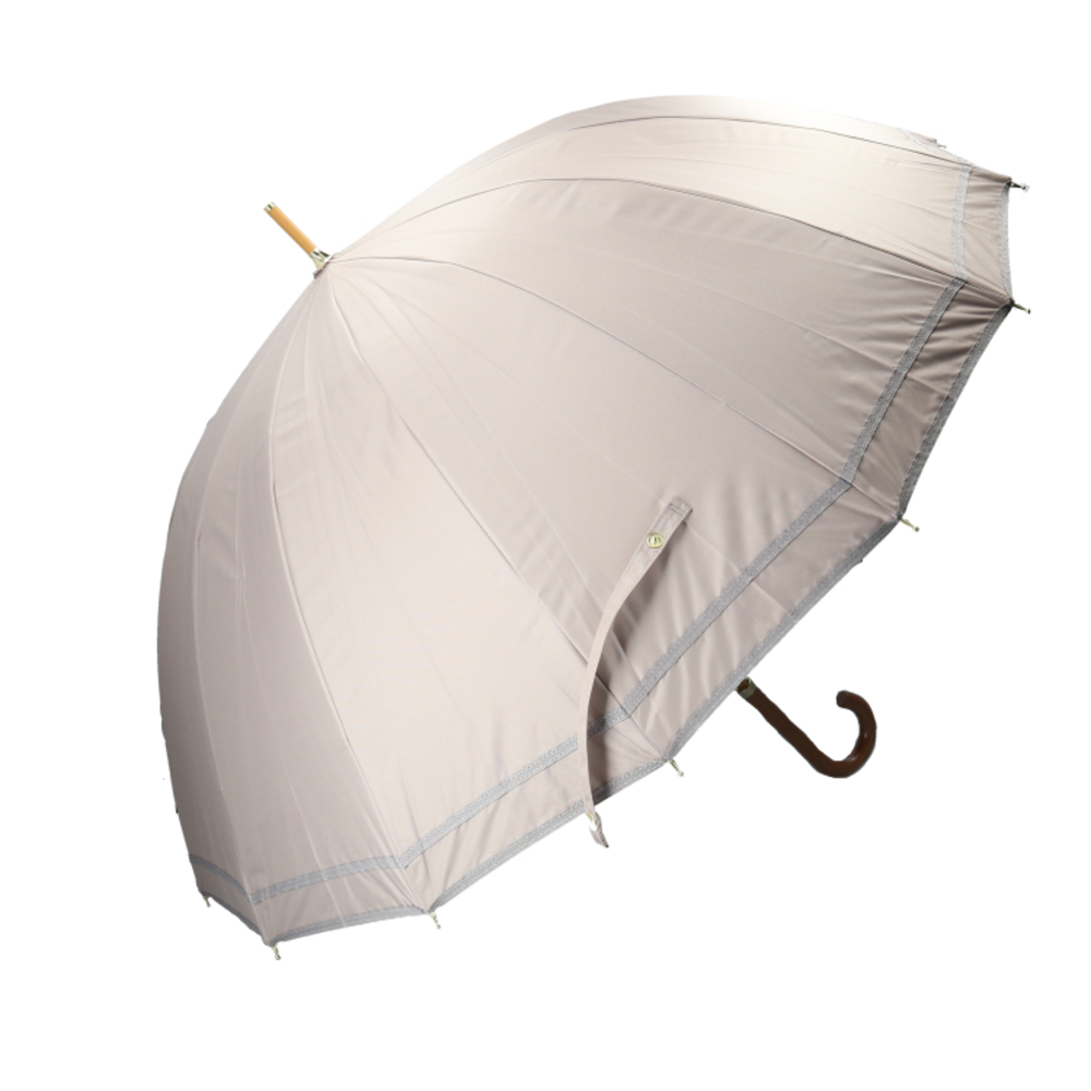 長傘 晴雨兼用 通販 pink trick ピンクトリック 日傘 16本骨傘 大きめ 丈夫 風に強い シンプル 軽い 軽量 おしゃれ かわいい 通勤 通学 可愛いシルエット |  | 05