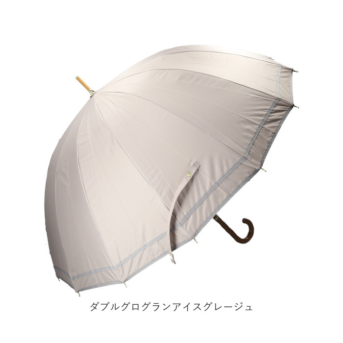 長傘 晴雨兼用 通販 pink trick ピンクトリック 日傘 16本骨傘 大きめ 丈夫 風に強い シンプル 軽い 軽量 おしゃれ かわいい 通勤 通学 可愛いシルエット |  | 19