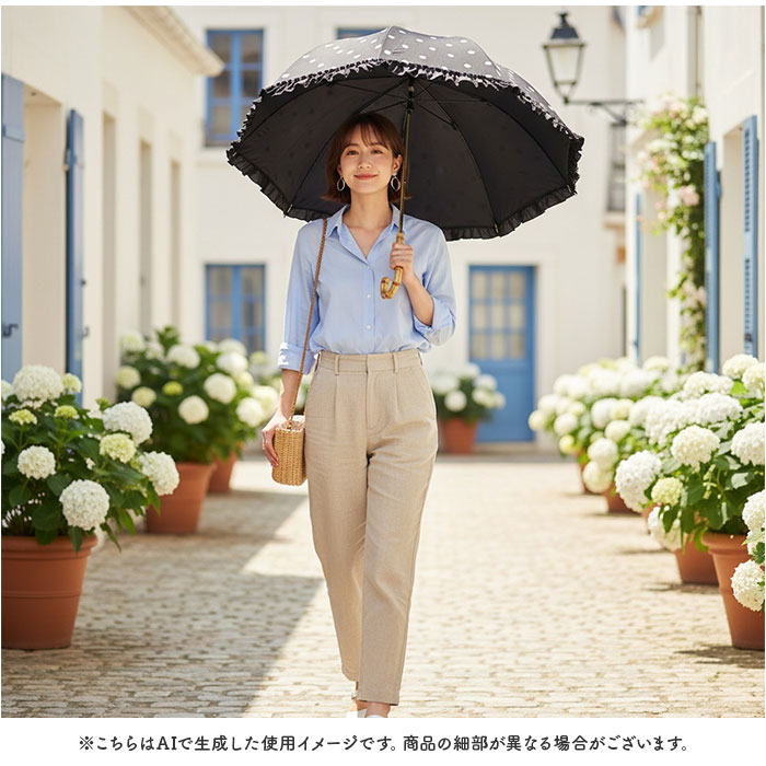 ピンクトリック pink trick ピンクトリック 長傘 晴雨兼用 通販 晴雨兼用傘 雨傘 日傘 レディース傘 傘 かさ カサ フリル傘 日よけ 日除け フリル かわいい | pink trick | 09