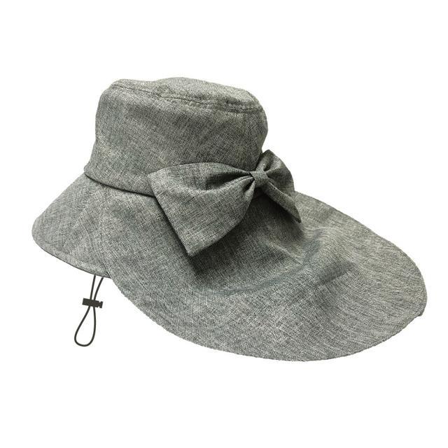 ハット uv 通販uv ハット レディース 帽子 夏 おしゃれ 完全遮光 遮熱 uvカット コンパクト 持ち運び 紫外線防止 日よけ帽子 あごひも 洗える ブラック ぼうし | pink trick | 03