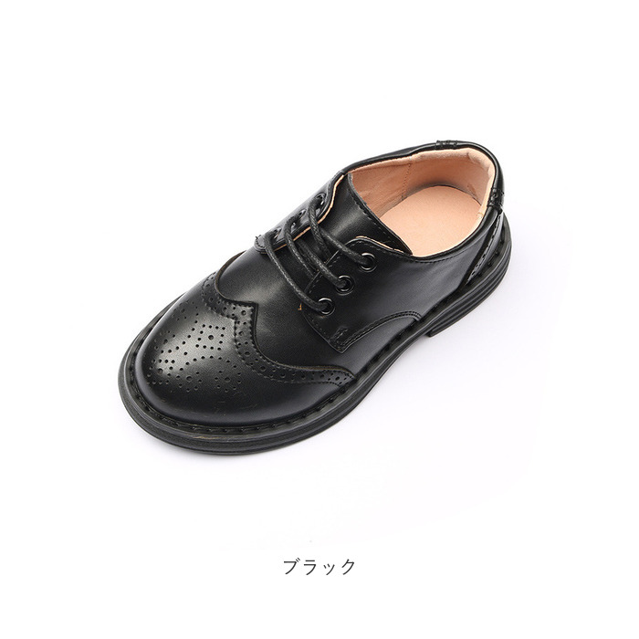キッズ フォーマルシューズ 通販 靴 くつ シューズ 子供靴 ひも靴 ローファー 子ども こども 男の子 女の子 フォーマル フラット 革 シンプル 履きやすい キッズ | ブランド登録なし | 09