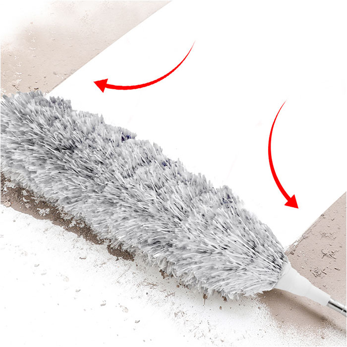 はたき ハンディモップ 伸縮 通販 ハタキ 埃取り ほこり取り ハンディワイパー ほこりとり ブラシ ぶらし 伸縮可能 伸び縮み 角度が変えられる ハンディ はたき |  | 10