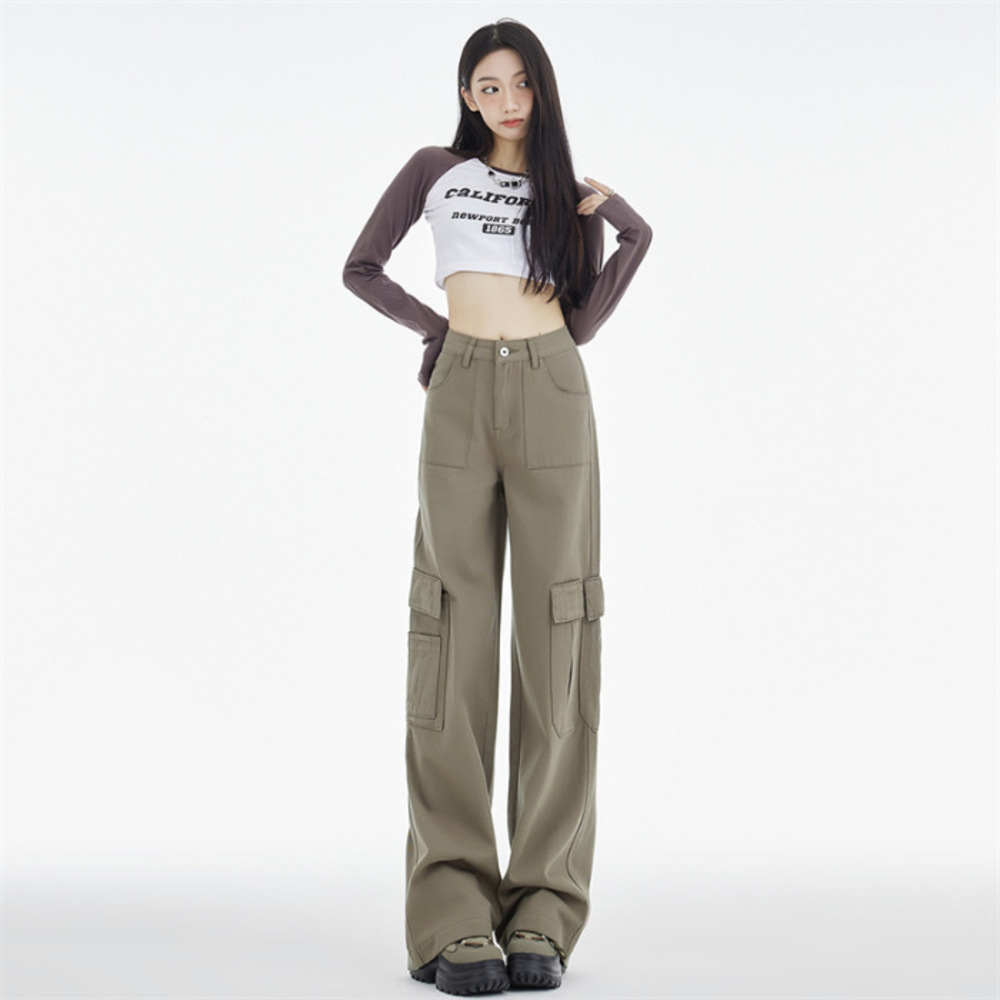 レディース カーゴパンツ デニム 通販 ワイドパンツ ゆったり かわいい おしゃれ きれいめ パンツ ズボン 長ズボン ボトムス ロングパンツ レディース | BACKYARD FAMILY | 04