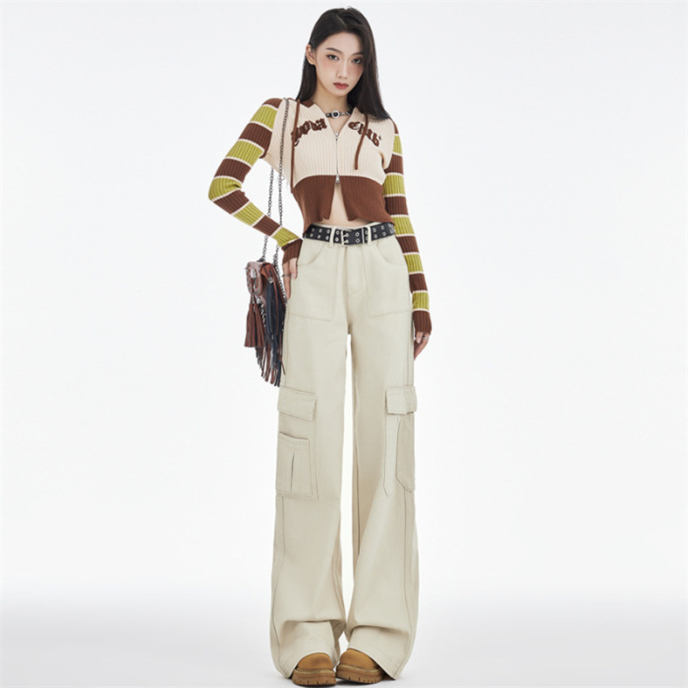 レディース カーゴパンツ デニム 通販 ワイドパンツ ゆったり かわいい おしゃれ きれいめ パンツ ズボン 長ズボン ボトムス ロングパンツ レディース | BACKYARD FAMILY | 02