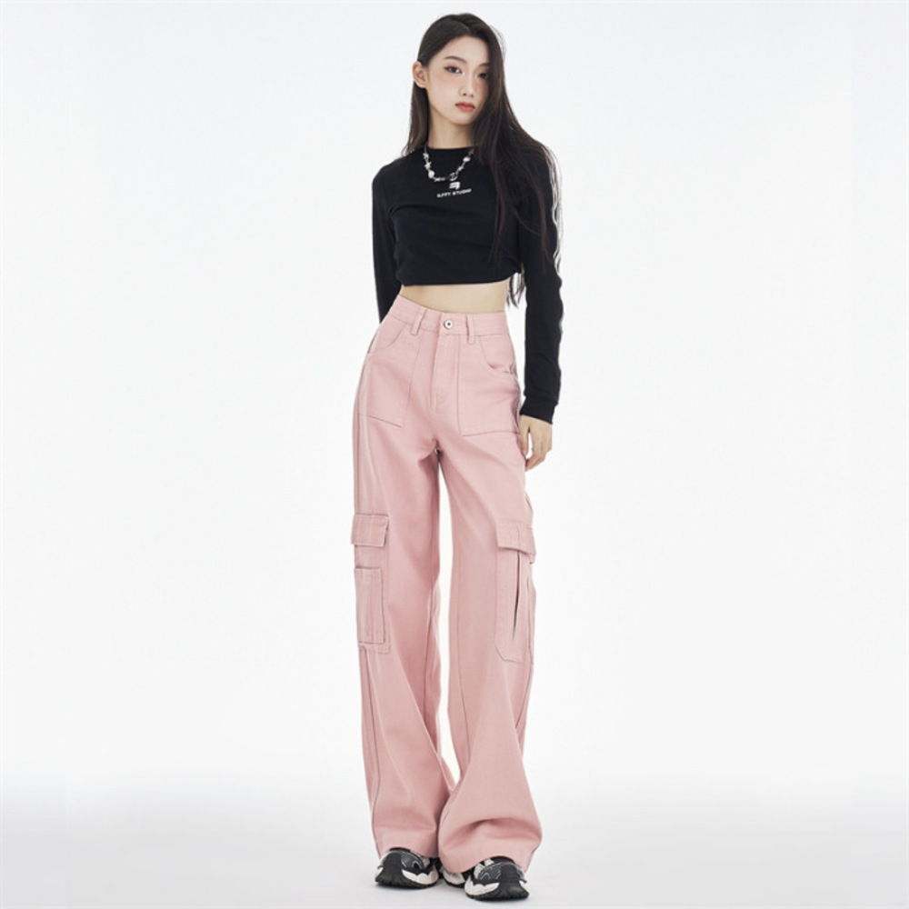 レディース カーゴパンツ デニム 通販 ワイドパンツ ゆったり かわいい おしゃれ きれいめ パンツ ズボン 長ズボン ボトムス ロングパンツ レディース | BACKYARD FAMILY | 01