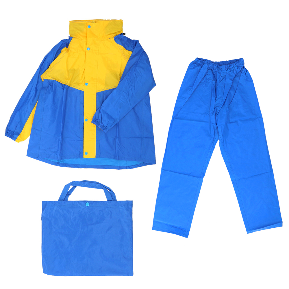 レインコート 通販レインコート 上下 リュック対応 ジュニア レインスーツ 小学生 中学生 子供 キッズ ランドセル対応 ランドセル 反射 つば付き  レインコート | ブランド登録なし | 05