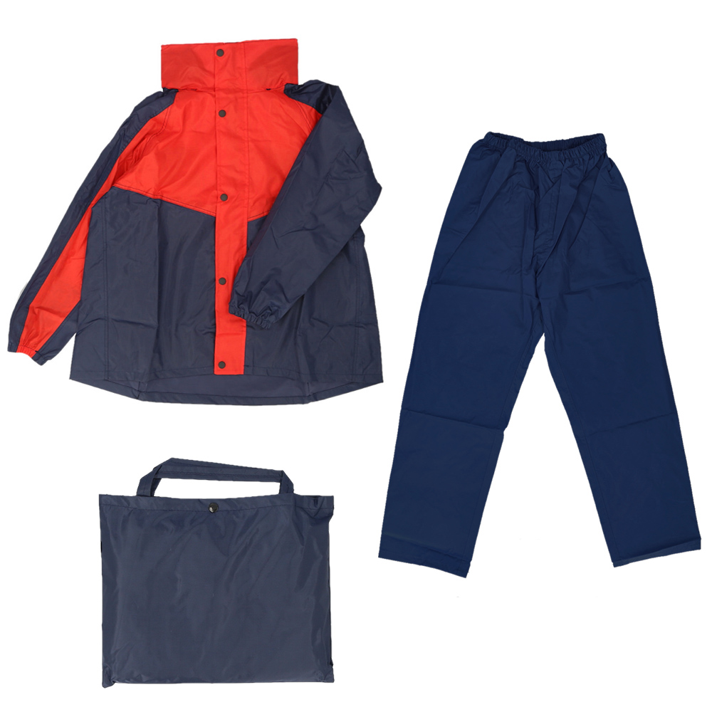 レインコート 通販レインコート 上下 リュック対応 ジュニア レインスーツ 小学生 中学生 子供 キッズ ランドセル対応 ランドセル 反射 つば付き  レインコート | ブランド登録なし | 04