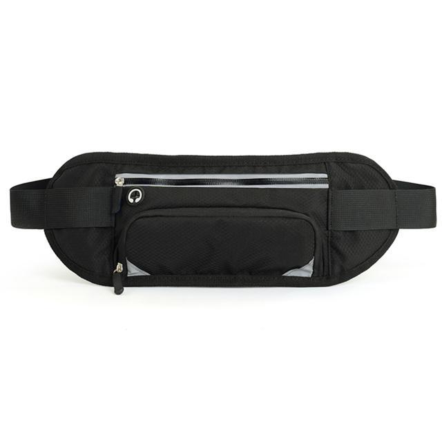 ランニングポーチ スマホ 通販 ランニング ウエストポーチ ウエストバック ウエストバッグ 薄い ジョギング ポーチ バッグ 小さい メンズ ランニングポーチ | ブランド登録なし | 01